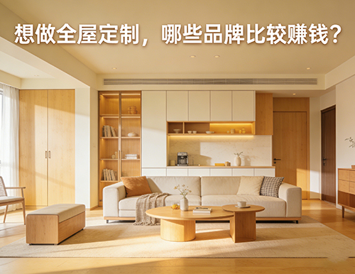 想做全屋定制，哪些品牌比較賺錢？